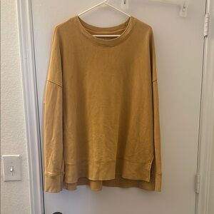 Casual Mustard Sweatshirt